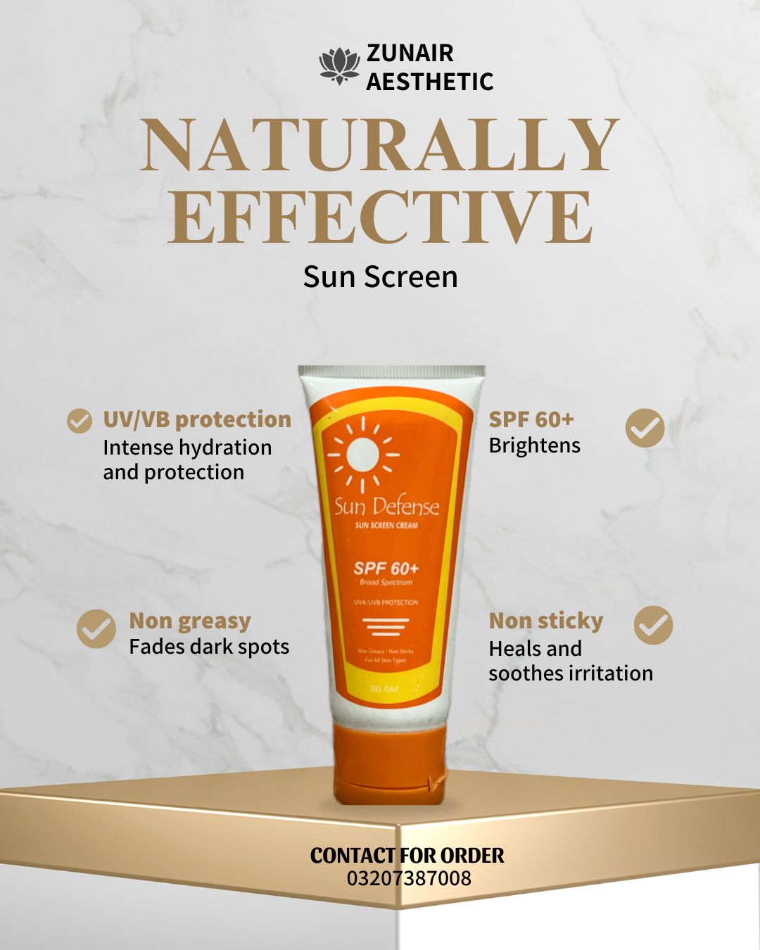SUNDEFENSE SPF 60+