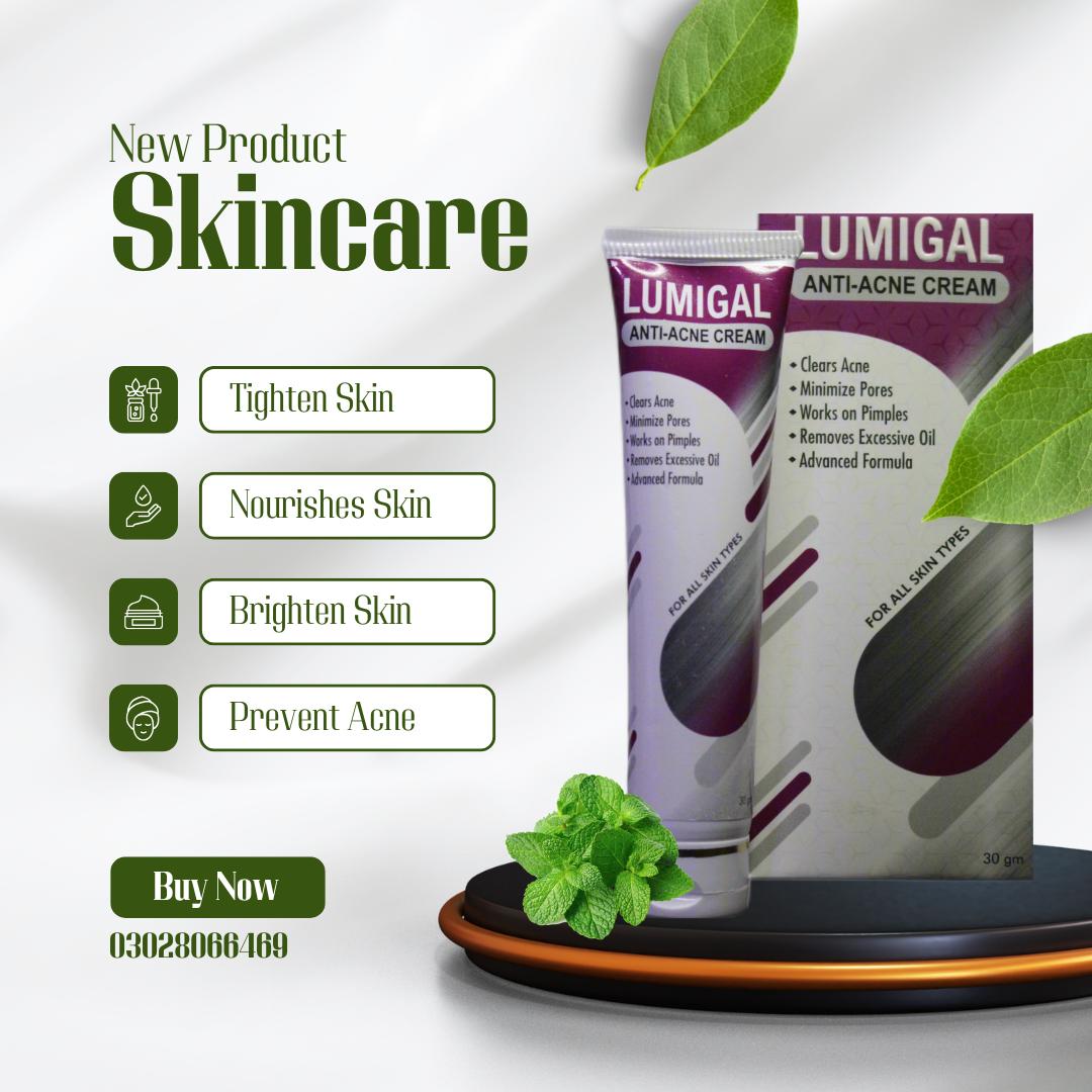 LUMIGAL ANTI ACNE CREAM FOR ACNE SKIN