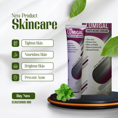 LUMIGAL ANTI ACNE CREAM FOR ACNE SKIN