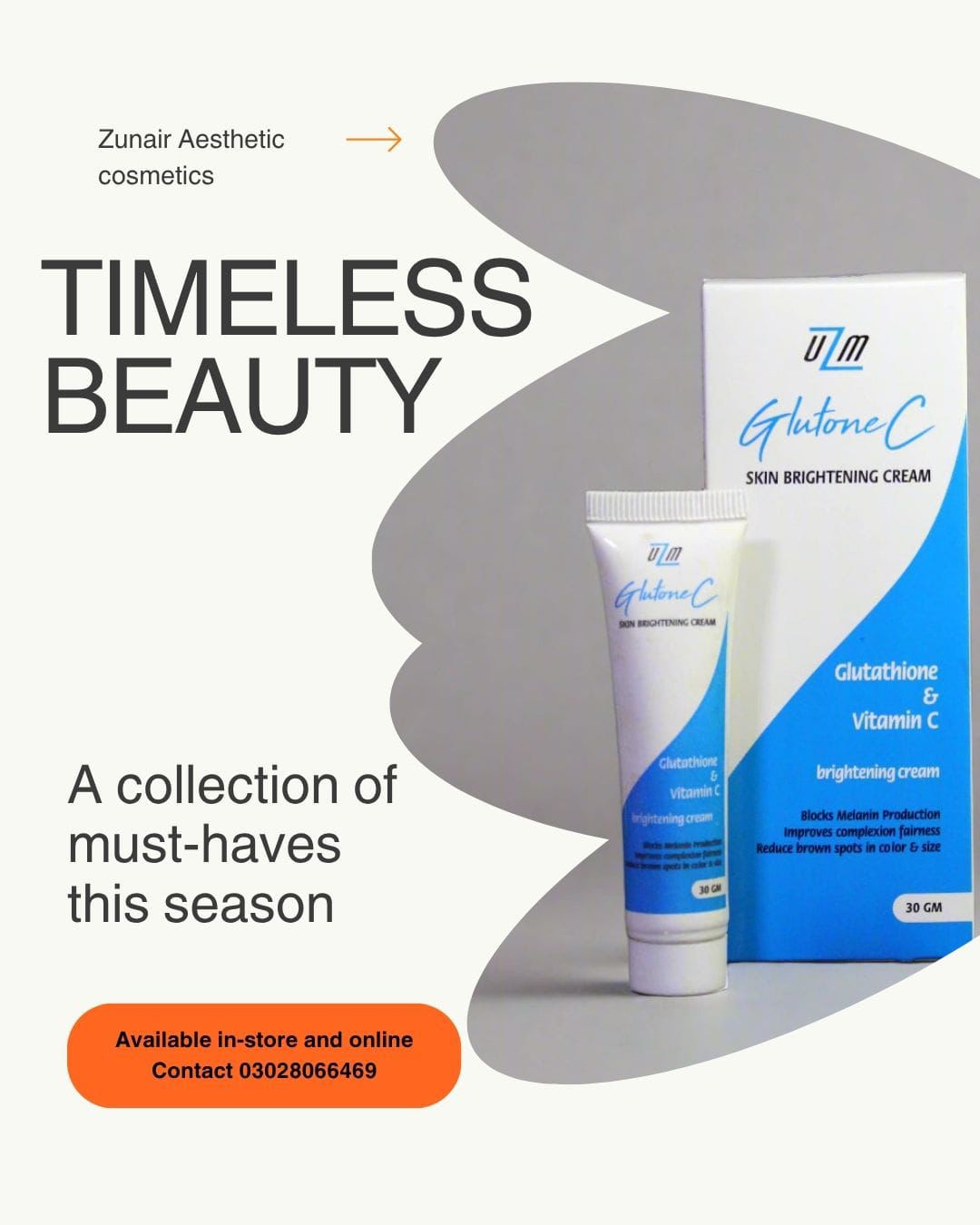 GLUTONE C CREAM FOR SKIN WHITENING